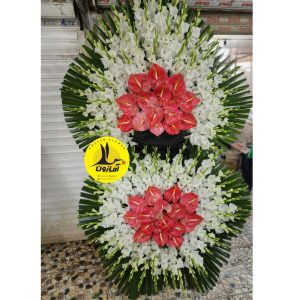 تاج گل تسلیت شماره 166