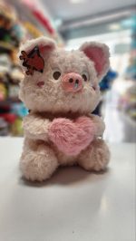 عروسک خوک صورتی سایز1 محصول شماره S1018 - تصویر 3