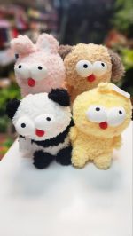 عروسک حیوانات چشم قلمبه محصول شماره S1035 - تصویر 5