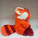 عروسک راکون نارنجی محصول شماره S1126 - تصویر 3